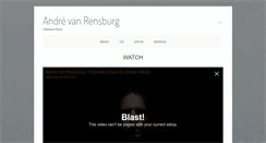 Desktop Screenshot of andrevanrensburg.org